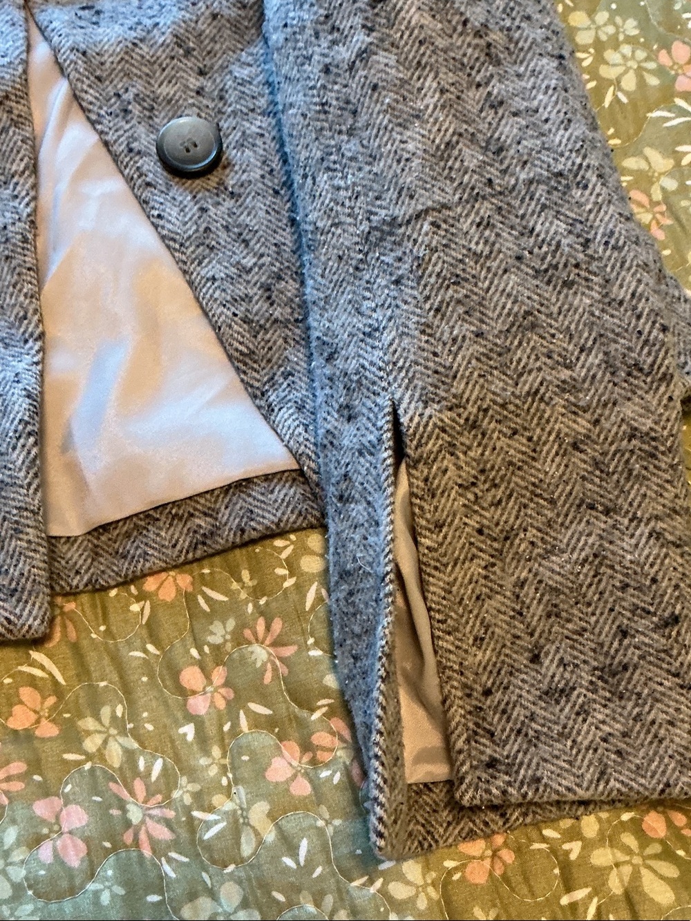 Theory Jonita KB Parkdale Open Front Gray Blazer 4 NWOT 🇺🇸🇺🇸🇺🇸 - Picture 8 of 9
